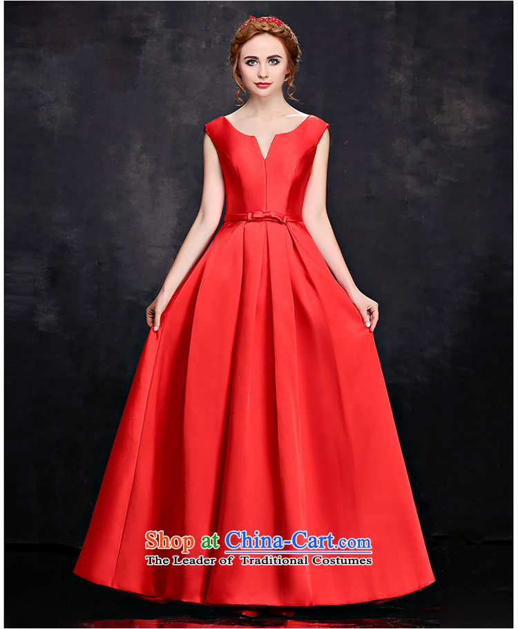Seal Kit 2015 Winter Olympics Jiang bows marriages bows dress long red tie big Dress Code V-Neck shoulders video thin female Red Sau San XL Photo, prices, brand platters! The elections are supplied in the national character of distribution, so action, buy now enjoy more preferential! As soon as possible.