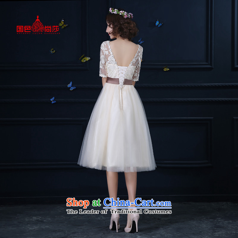 Bridesmaid dress 2015 new bridesmaid services fall inside the sister States in the mission bridesmaid evening dress in long-sleeved long winter champagne color in the medium to long term, XXL picture, prices, brand platters! The elections are supplied in the national character of distribution, so action, buy now enjoy more preferential! As soon as possible.