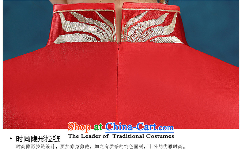 Tim hates makeup and 2015 New cheongsam thick marriages bows services wedding dresses cheongsam dress bride winter qipao winter clothing QP004 long-sleeved red M picture, prices, brand platters! The elections are supplied in the national character of distribution, so action, buy now enjoy more preferential! As soon as possible.