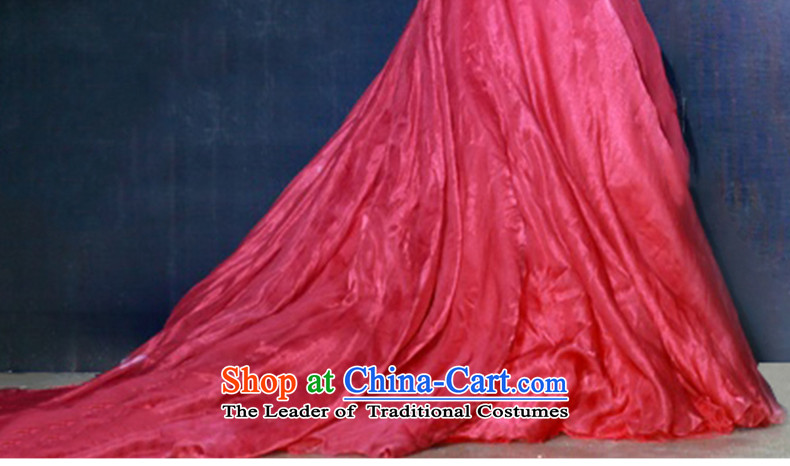 2015 new bride bows of autumn and winter clothing Chiu Lai Ying stars of the same wedding dresses red dress long red XXL picture, prices, brand platters! The elections are supplied in the national character of distribution, so action, buy now enjoy more preferential! As soon as possible.