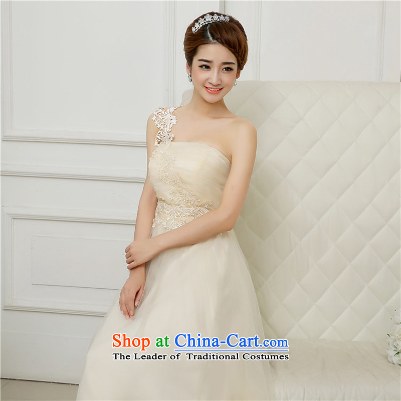 Yet, a new 2015 Spring/Summer bridesmaid dress code with large chest bridesmaid service long skirt sister bridesmaid mission award65416 champagne color L, yet a , , , shopping on the Internet