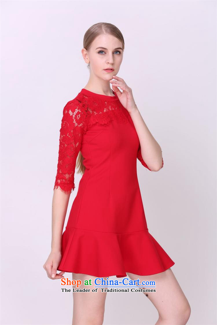 Vpro only 2015 autumn and winter clothing new lace stitched cotton red bride toasting champagne Rome services billowy flounces wedding dress 1525 Red L picture, prices, brand platters! The elections are supplied in the national character of distribution, so action, buy now enjoy more preferential! As soon as possible.