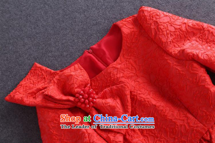 Vpro only 2015 autumn and winter clothing new twine bow knot nail pearl dresses long-sleeved round-neck collar red bows dress skirts marriage 1542 Red XL Photo, prices, brand platters! The elections are supplied in the national character of distribution, so action, buy now enjoy more preferential! As soon as possible.