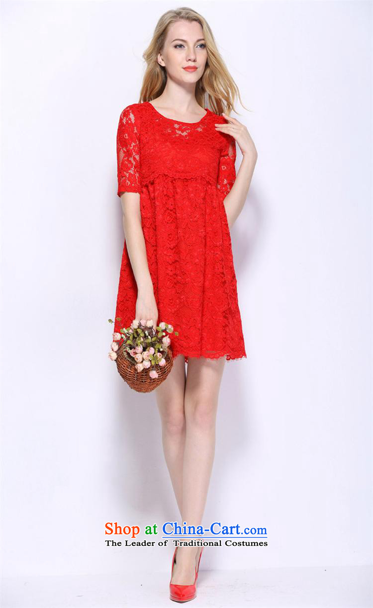 Vpro only new autumn and winter clothing thick mm high waist lace red bows dress relaxd dress pregnant women to marry a small door onto 1,538 short-sleeved red S picture, prices, brand platters! The elections are supplied in the national character of distribution, so action, buy now enjoy more preferential! As soon as possible.