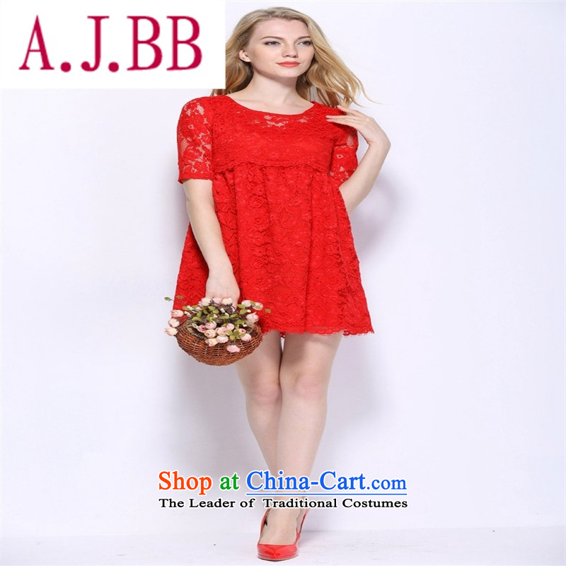 Vpro only new autumn and winter clothing thick mm high waist lace red bows dress relaxd dress pregnant women to marry a small door onto 1,538 red short-sleeved S,a.j.bb,,, shopping on the Internet