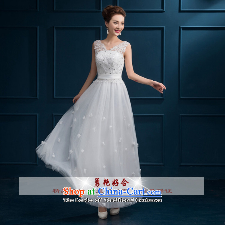 Yong-yeon and evening dresses 2015 new autumn and winter jackets bride services banquet length of bows bridesmaid to serve as the size of the white color is not a replacement for a picture, prices, brand platters! The elections are supplied in the national character of distribution, so action, buy now enjoy more preferential! As soon as possible.
