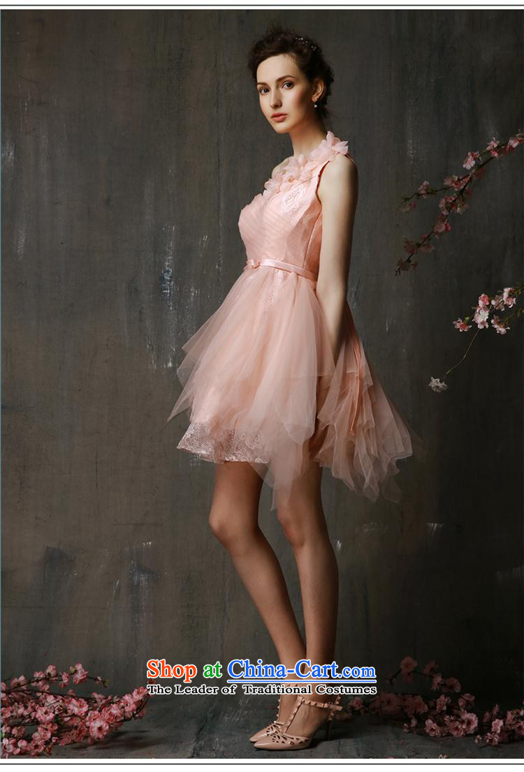 Mano-hwan's bridesmaid Dress Short of mission sister skirt small dress 2015 new spring and summer sweet drink service bridal dresses graduated from bare pink (5 days) are pre-sale prices, pictures, code brand platters! The elections are supplied in the national character of distribution, so action, buy now enjoy more preferential! As soon as possible.