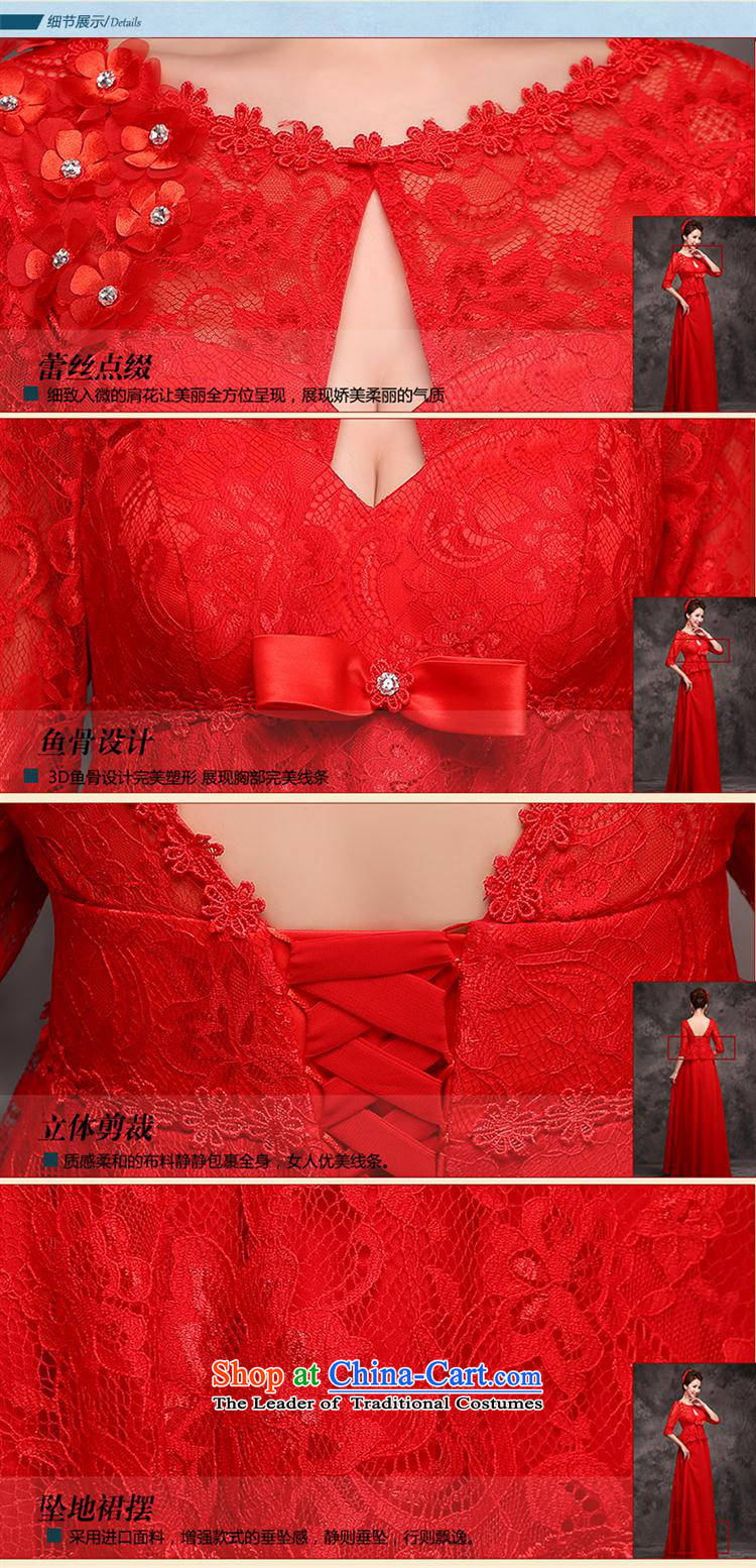 Mano-hwan's 2015 new anointed chest red marriages pregnant women serving long summer toasting champagne evening dresses Girls High large waist dress (dress + + thick chest hair shawl DIY) package are code picture, prices, brand platters! The elections are supplied in the national character of distribution, so action, buy now enjoy more preferential! As soon as possible.