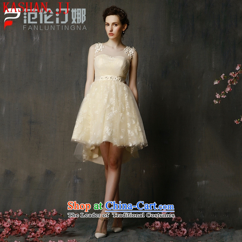 Mano-hwan's 2015 new bridesmaid dress dresses female bridesmaid Service, Mr Ronald bows Service Bridal bridesmaid in evening dress champagne color code, Card D are Shan House (KASHAN.JJ) , , , shopping on the Internet