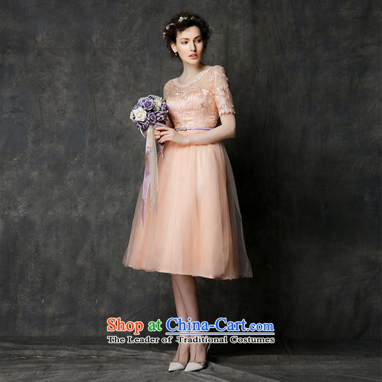 Mano-hwan's 2015 new bridesmaid dress short, Mr Ronald small dress bridesmaid skirt sister skirt bridesmaid mission evening dresses bows Services 2306 All Pink D are code pictures, prices, brand platters! The elections are supplied in the national character of distribution, so action, buy now enjoy more preferential! As soon as possible.