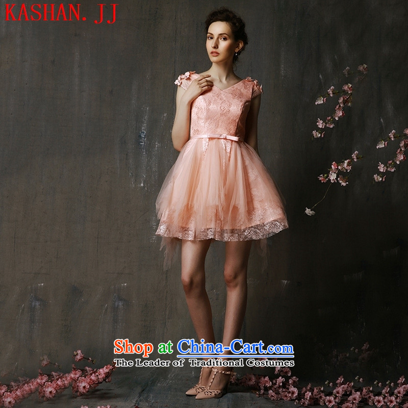 Mano-hwan's 2015 bridesmaid summer short of services and sisters skirt moderator dress bows services bride champagne color evening dresses video thin bare pink B both code, Card Shan House (KASHAN.JJ) , , , shopping on the Internet