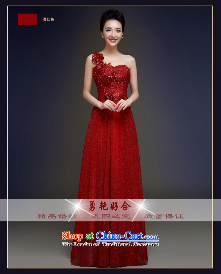 Yong-yeon and bows to dress long red bride shoulder banquet evening dresses 2015 new dresses meat as the size of the pink color is not a replacement for a picture, prices, brand platters! The elections are supplied in the national character of distribution, so action, buy now enjoy more preferential! As soon as possible.