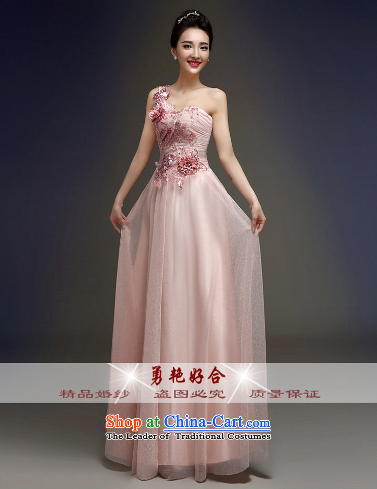 Yong-yeon and bows to dress long red bride shoulder banquet evening dresses 2015 new dresses meat as the size of the pink color is not a replacement for a picture, prices, brand platters! The elections are supplied in the national character of distribution, so action, buy now enjoy more preferential! As soon as possible.