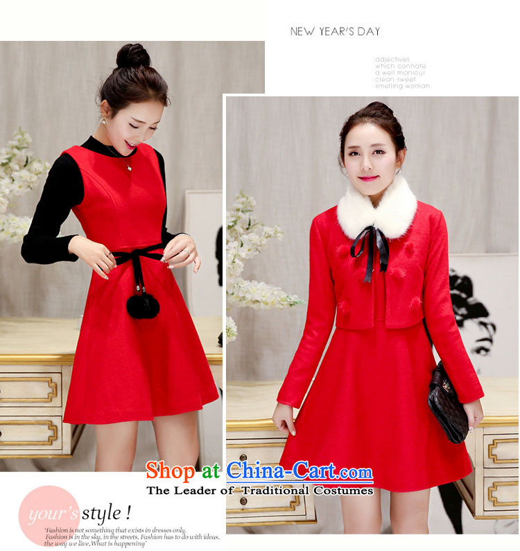 The United States is still 2015 autumn and winter clothing and accessories the lift mast bows dress marriages banquet a wool coat red Korean female red jacket? gross with red hair for pictures, prices, XXL brand platters! The elections are supplied in the national character of distribution, so action, buy now enjoy more preferential! As soon as possible.