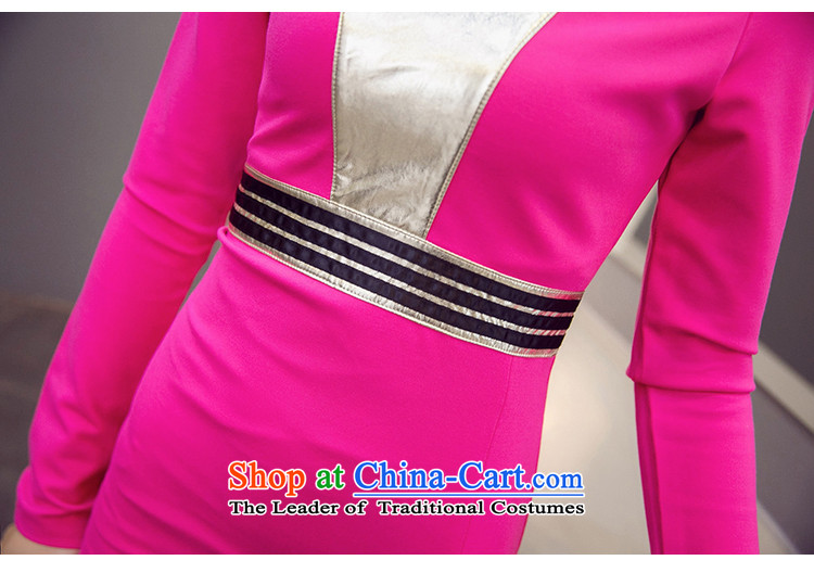 For 2015, the new Sheung Ying Korean aristocratic Sau San V-neck skin on the Spell Checker's package and dresses dress female nightclubs and sexy package and the Red M picture, prices, brand platters! The elections are supplied in the national character of distribution, so action, buy now enjoy more preferential! As soon as possible.