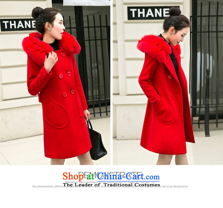 The United States is still large red winter clothing female staple marriage long-sleeved long gross a jacket back to the door bows bride evening dress with a really small red L pictures for gross, prices, brand platters! The elections are supplied in the national character of distribution, so action, buy now enjoy more preferential! As soon as possible.