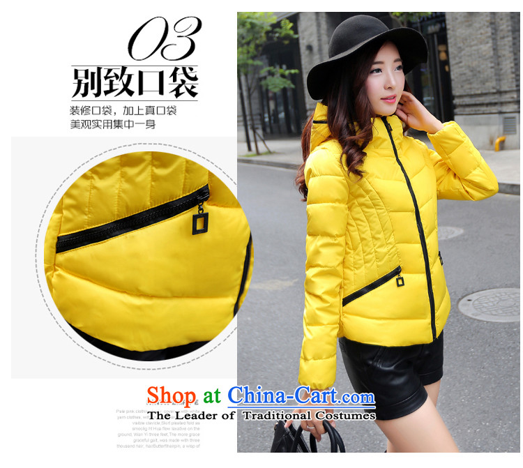 Real-Concept 2015 Korean fashion short of a mock-neck cap downcoat female yellow L picture, prices, brand platters! The elections are supplied in the national character of distribution, so action, buy now enjoy more preferential! As soon as possible.