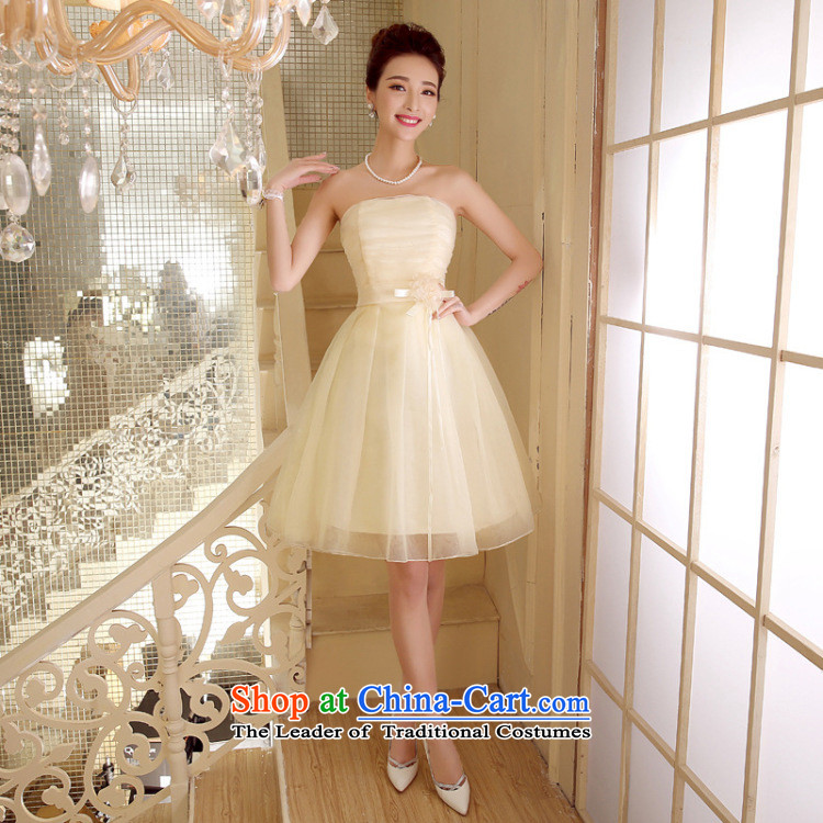 Payment on delivery to the Philippines, Japan, and the ROK and breast height waist princess dress celebration bridesmaid small dress dresses champagne color M for 78-110 catty picture, prices, brand platters! The elections are supplied in the national character of distribution, so action, buy now enjoy more preferential! As soon as possible.