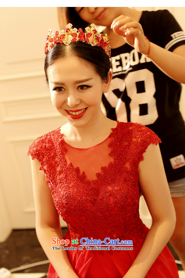 Kyrgyz-US married arts wedding dresses 2015 new shoulders lace video thin red tail bows 7785 Service bridal dresses L picture, prices, brand platters! The elections are supplied in the national character of distribution, so action, buy now enjoy more preferential! As soon as possible.