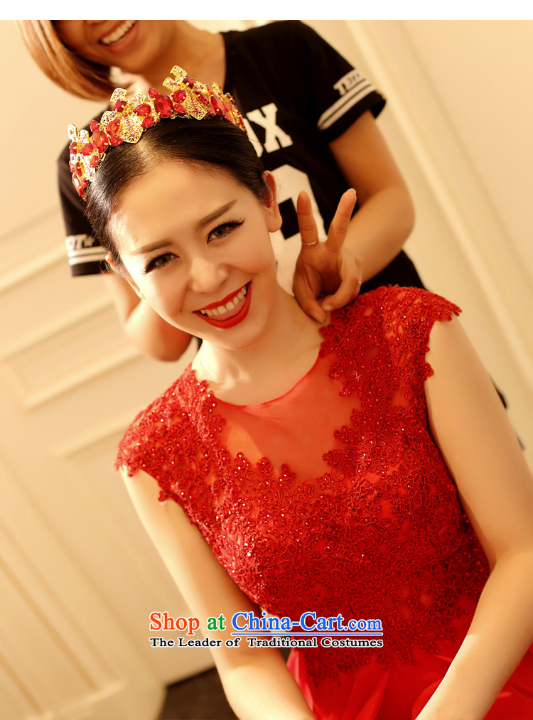 Kyrgyz-US married arts wedding dresses 2015 new shoulders lace video thin red tail bows 7785 Service bridal dresses L picture, prices, brand platters! The elections are supplied in the national character of distribution, so action, buy now enjoy more preferential! As soon as possible.