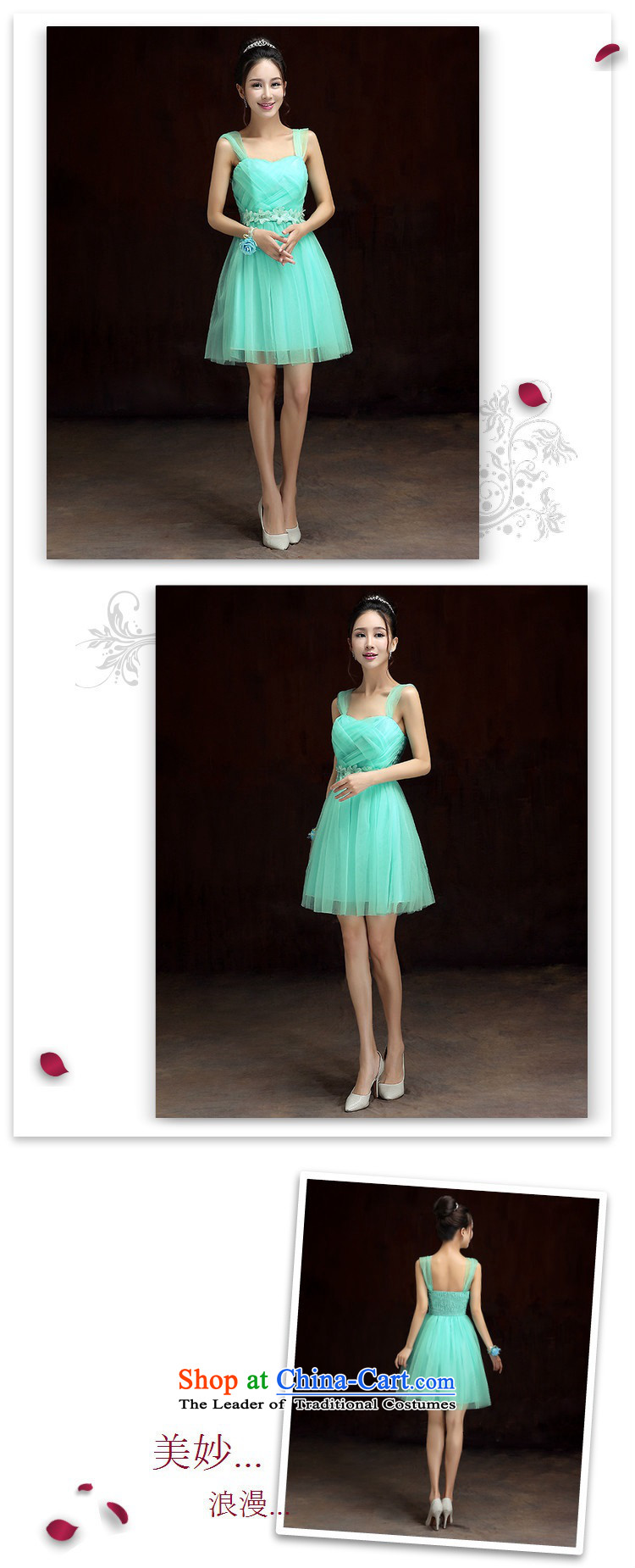The new package mail 2015 bridesmaid dress bride bows services long bridesmaid service, under the auspices of the show little sister skirt dress etiquette skirt larger dress thick short skirt champagne color XL about 115-145 catty picture, prices, brand platters! The elections are supplied in the national character of distribution, so action, buy now enjoy more preferential! As soon as possible.