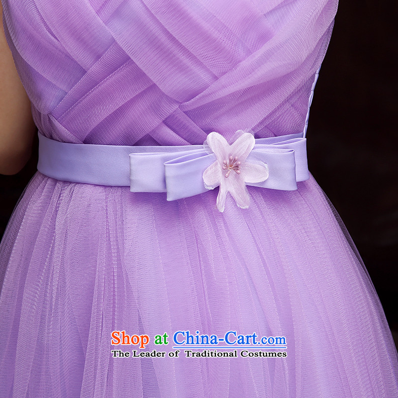 2015 new bridesmaid dress bride bows services long bridesmaid service, under the auspices of skirt performances dresses and sisters petals shoulder and chest code skirt long skirt champagne about 115-140 XL, Hazel (QIANYAZI constitution) , , , shopping on the Internet
