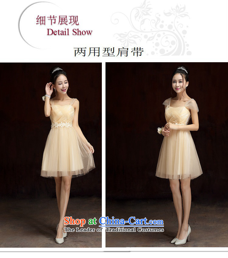 2015 new sweet temperament gauze short of small dress shoulders with bare shoulders breast Foutune of skirt long skirt annual meeting under the auspices of dress bridesmaid sister skirt skirts are approximately 85-115 code purple catty picture, prices, brand platters! The elections are supplied in the national character of distribution, so action, buy now enjoy more preferential! As soon as possible.
