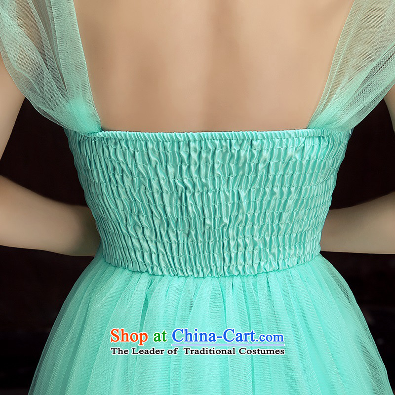 2015 new sweet temperament gauze short of small dress shoulders with bare shoulders breast Foutune of skirt long skirt annual meeting under the auspices of dress bridesmaid sister skirt skirts are approximately 85-115 purple code, the constitution has been pressed clothes shopping on the Internet