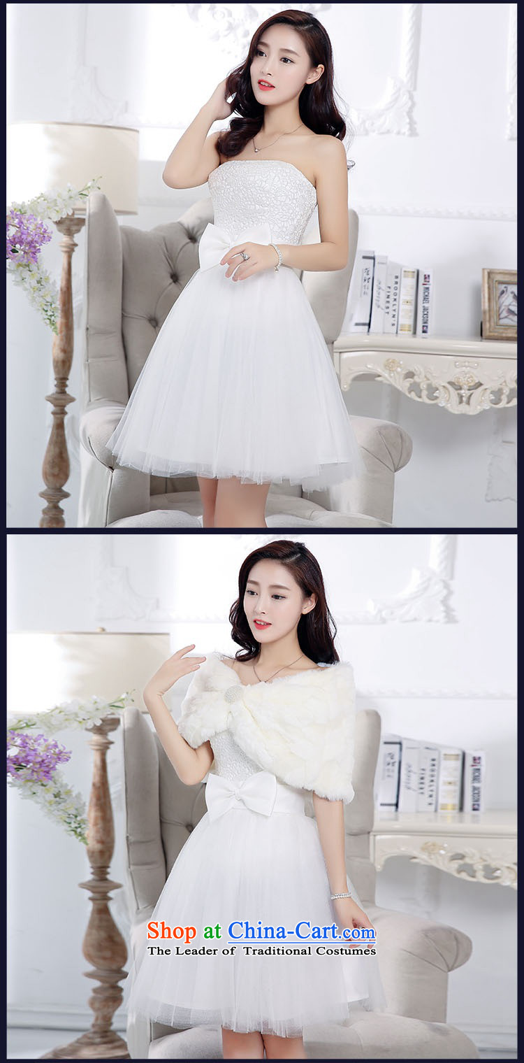 2015 Autumn and Winter, stylish and simple with chest lace dresses bridal services in the medium to long term, temperament Sau San bon bon skirt gauze princess skirt bow tie foutune bridesmaid to serve the large red L picture, prices, brand platters! The elections are supplied in the national character of distribution, so action, buy now enjoy more preferential! As soon as possible.