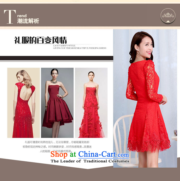 Language version of chipset 2015 new on-chip engraving lace bow tie back to the bows service door bride bridesmaid dress bridal dresses long marriage long-sleeved dresses female RED M picture, prices, brand platters! The elections are supplied in the national character of distribution, so action, buy now enjoy more preferential! As soon as possible.