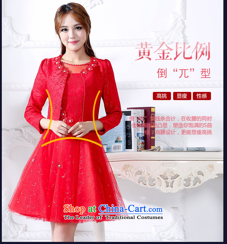 Language version of chipset 2015 engraving pearl lace tabs on back door bows Service Bridal bridesmaid two kits dresses wedding dresses marriage bon bon skirt female red 1592 XL Photo, prices, brand platters! The elections are supplied in the national character of distribution, so action, buy now enjoy more preferential! As soon as possible.