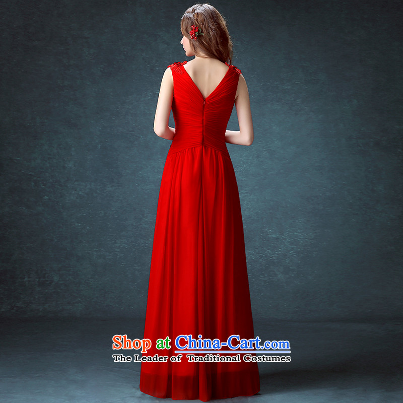 2015 new bride short-sleeved gown video thin lace bows to the autumn and winter long marriage red dress banquet red can be made plus $30 does not return, Yi Sang Love , , , shopping on the Internet