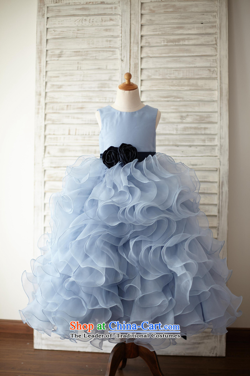 Mr. Guissé 2015 new stylish lovely princess skyblue OSCE root gauze large billowy flounces petticoats flower children's wear dresses, blue 18 Months pictures, prices, brand platters! The elections are supplied in the national character of distribution, so action, buy now enjoy more preferential! As soon as possible.