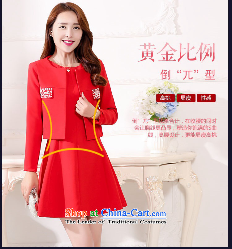 2015 Autumn and Winter Ms. new large red two kits bridal dresses Sau San video thin banquet dress jacket bride evening dresses skirts bride services 1 black XXL toasting champagne picture, prices, brand platters! The elections are supplied in the national character of distribution, so action, buy now enjoy more preferential! As soon as possible.