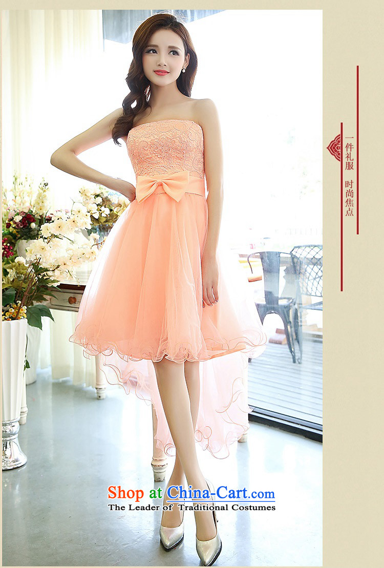 2015 Autumn and Winter Ms. candy colored new anointed chest lace bridal dresses evening dresses Sau San video bridesmaid service banquet thin performances dress sweet princess skirt 1 RED M picture, prices, brand platters! The elections are supplied in the national character of distribution, so action, buy now enjoy more preferential! As soon as possible.