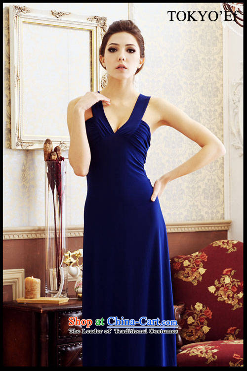 Yoo Won Korean female new V-Neck back dress (for a total of three color) 611 Blue are code picture, prices, brand platters! The elections are supplied in the national character of distribution, so action, buy now enjoy more preferential! As soon as possible.