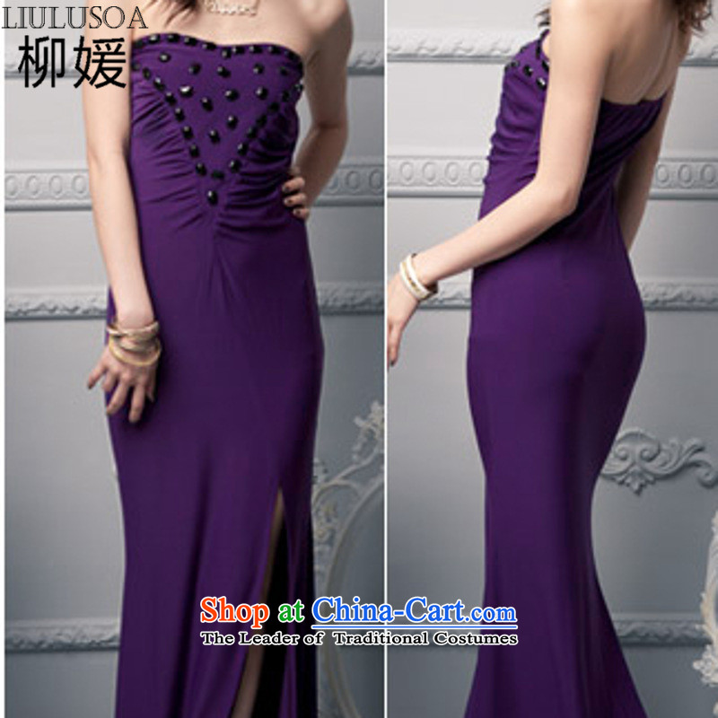 Yoo won the jewelry Yuan Shi Sau San wrapped chest evening dresses marriage banquet dresses KTV bows services 659 black are code, Yoo Won (LIULUSOA) , , , shopping on the Internet