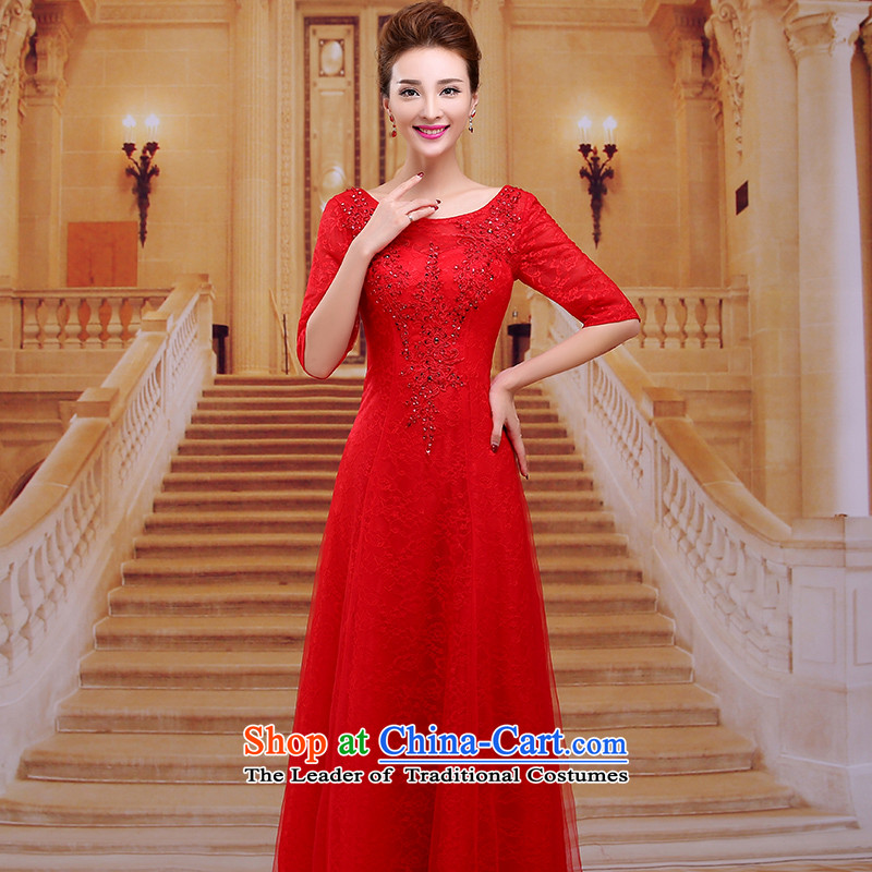 Tim hates makeup and new evening dresses long marriages bows services 2015 winter wedding dresses in cuff Red Dress Frau Holle Plaza, bridal Dance Master LF03 XXL, red red , , , and Tim shopping on the Internet