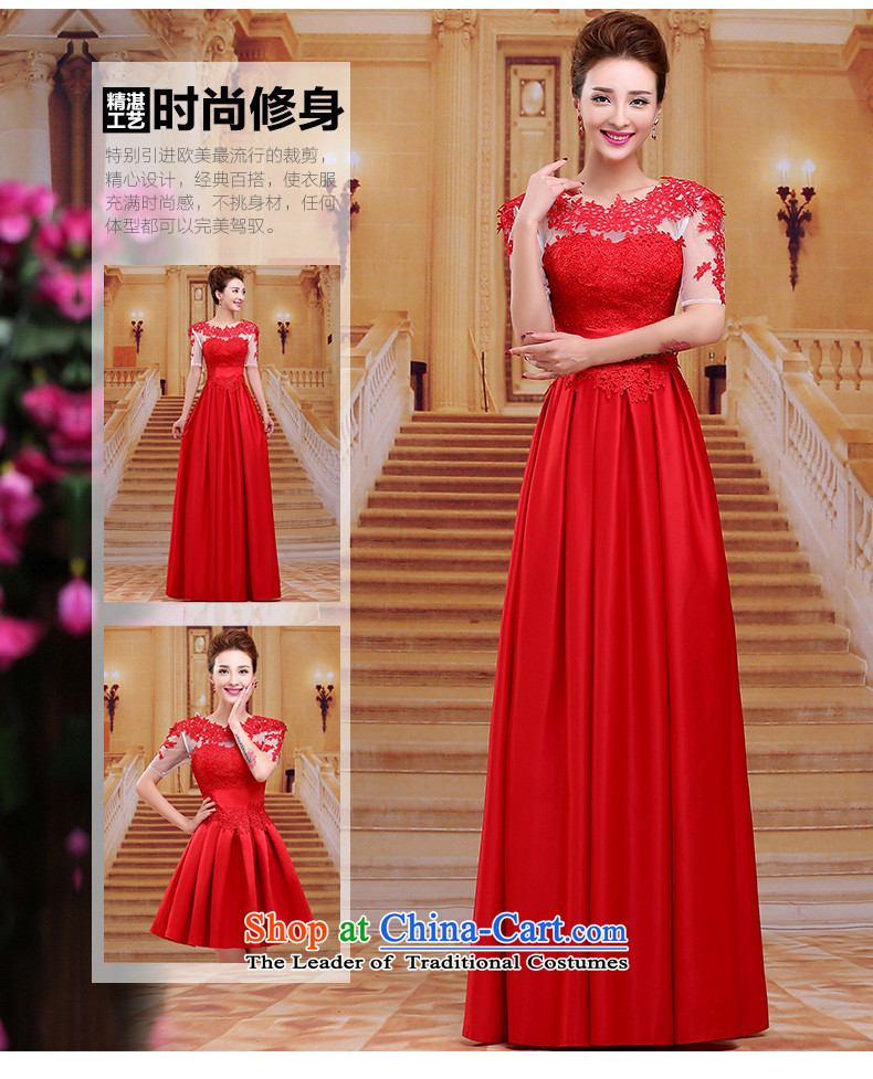 Tim hates makeup and 2015 New Red Dress long marriages bows services wedding dresses winter wedding dresses short-sleeved bride dinner LF0 RED XXL pictures under the auspices of, prices, brand platters! The elections are supplied in the national character of distribution, so action, buy now enjoy more preferential! As soon as possible.