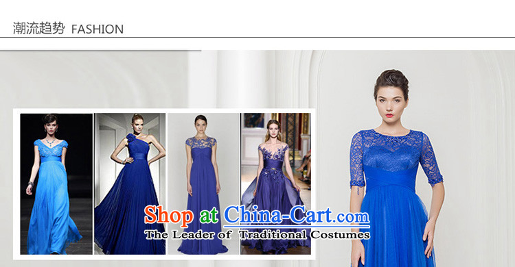 2015 new sapphire blue long-sleeved annual meeting under the auspices of Sau San Performance Car Show evening dresses long skirt 402401389 custom blue 155/80A 30 days pre-sale picture, prices, brand platters! The elections are supplied in the national character of distribution, so action, buy now enjoy more preferential! As soon as possible.