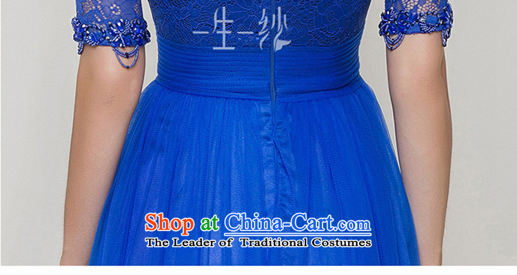 2015 new sapphire blue long-sleeved annual meeting under the auspices of Sau San Performance Car Show evening dresses long skirt 402401389 custom blue 155/80A 30 days pre-sale picture, prices, brand platters! The elections are supplied in the national character of distribution, so action, buy now enjoy more preferential! As soon as possible.