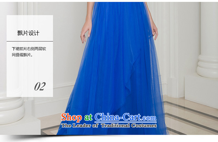 2015 new shoulders V-Neck Top Loin of annual performance under the auspices of the Car Show bridesmaid evening dress long skirt 402401391 blue tailor do not return do not change the picture, prices, brand platters! The elections are supplied in the national character of distribution, so action, buy now enjoy more preferential! As soon as possible.