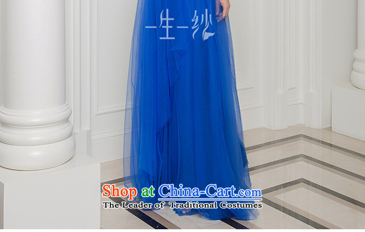 2015 new shoulders V-Neck Top Loin of annual performance under the auspices of the Car Show bridesmaid evening dress long skirt 402401391 blue tailor do not return do not change the picture, prices, brand platters! The elections are supplied in the national character of distribution, so action, buy now enjoy more preferential! As soon as possible.