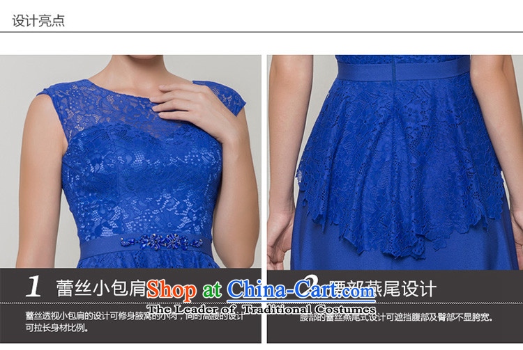 2015 new lace shoulders and annual performance under the auspices of long skirt dress Vehicle Exhibition evening dresses 402401392 30 day blue 170/94A pre-sale picture, prices, brand platters! The elections are supplied in the national character of distribution, so action, buy now enjoy more preferential! As soon as possible.