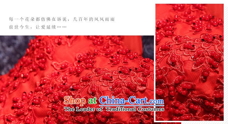 The color is Windsor bride bows services 2015 new autumn and winter short of the word red shoulder wedding dress Ms. long evening dress RED M picture, prices, brand platters! The elections are supplied in the national character of distribution, so action, buy now enjoy more preferential! As soon as possible.