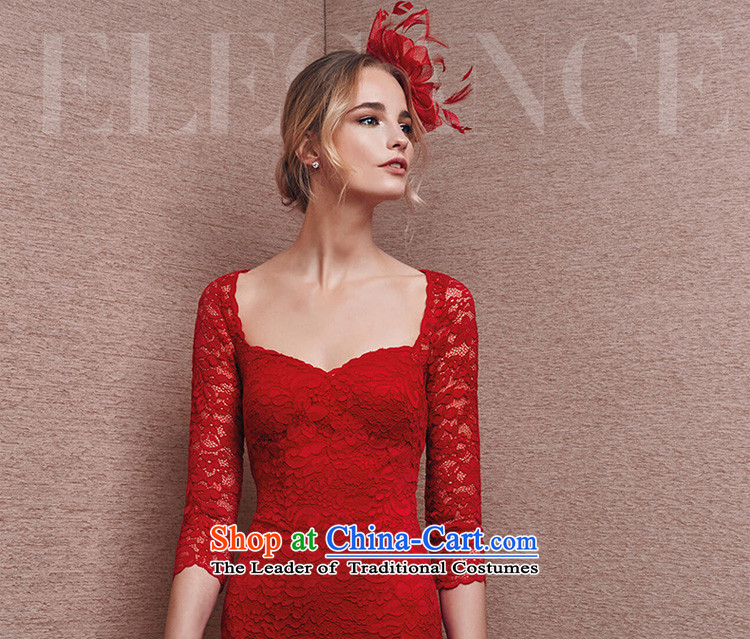 The Republika Srpska divas winter) Bride bows services 2015 new red long wedding dress long-sleeved banquet evening dresses crowsfoot red XXL pictures, Sau San price, brand platters! The elections are supplied in the national character of distribution, so action, buy now enjoy more preferential! As soon as possible.