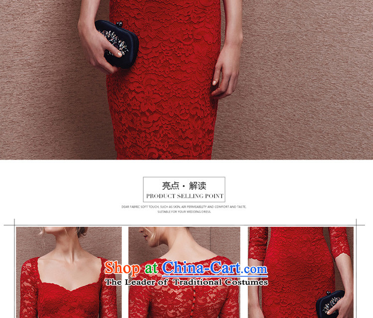 The Republika Srpska divas winter) Bride bows services 2015 new red long wedding dress long-sleeved banquet evening dresses crowsfoot red XXL pictures, Sau San price, brand platters! The elections are supplied in the national character of distribution, so action, buy now enjoy more preferential! As soon as possible.