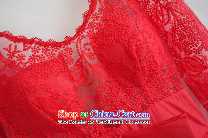 Card as the new 2015 Cayman embroidery lace Bow Tie Sau San bon bon princess skirt V-neck with skirt dress 8FFM SERVICES RED M picture, prices, brand platters! The elections are supplied in the national character of distribution, so action, buy now enjoy more preferential! As soon as possible.
