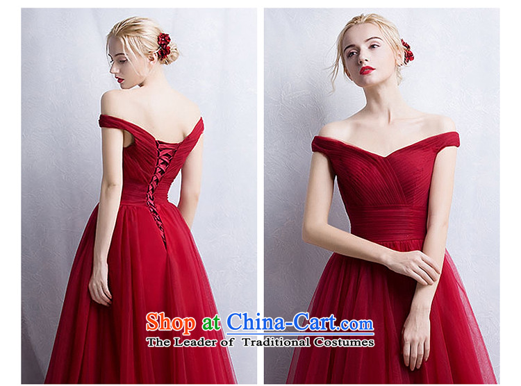 Hillo Lisa (XILUOSHA) evening dresses long western minimalist bride bows services 2015 autumn and winter wedding dress moderator dinner wine red wine red M picture, prices, brand platters! The elections are supplied in the national character of distribution, so action, buy now enjoy more preferential! As soon as possible.
