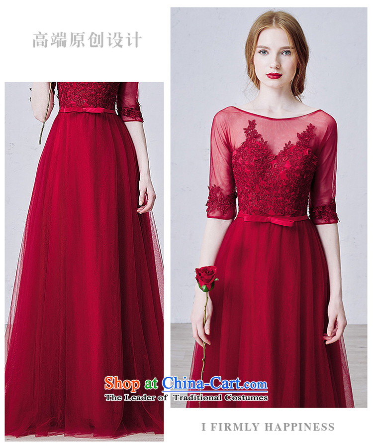 Hillo XILUOSHA Lisa (2015) The new bride bows service long wine red western graphics thin Sau San wedding dress autumn and winter host a gala dinner wine red M picture, prices, brand platters! The elections are supplied in the national character of distribution, so action, buy now enjoy more preferential! As soon as possible.
